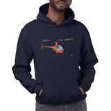 Robinson R22 Beta II ZS-PZJ - Men's Hoodie 1 (GeraldSmithArt)