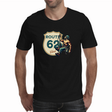 Route 62 Climb- Mens black t shirt