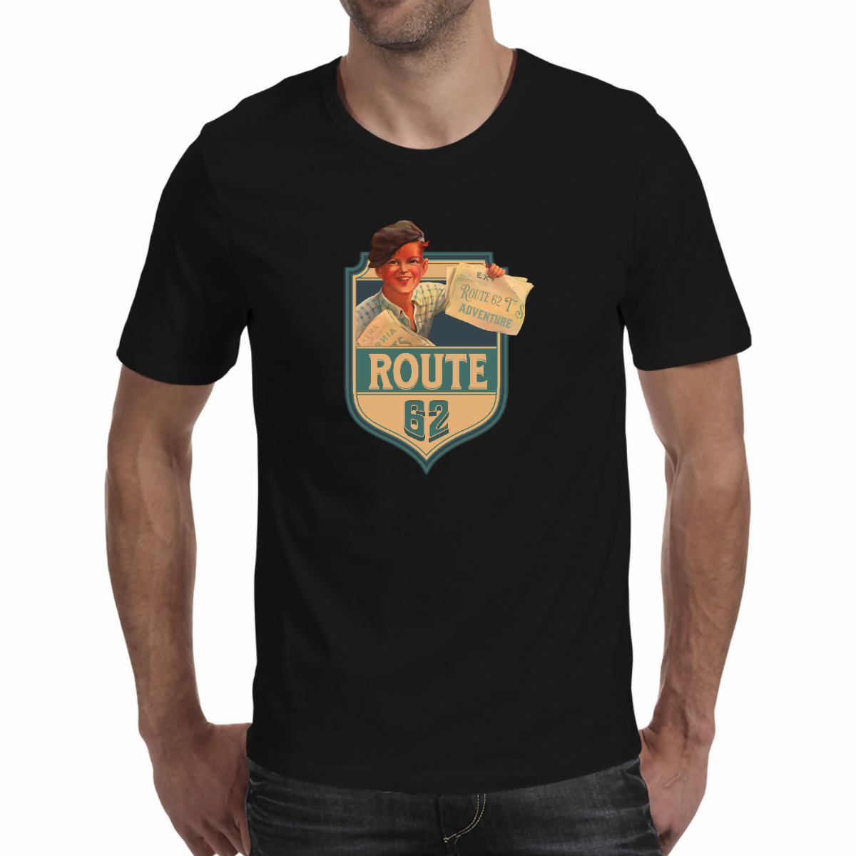 R 62 News - Men's T - Shirt ( Route 62 T'S )
