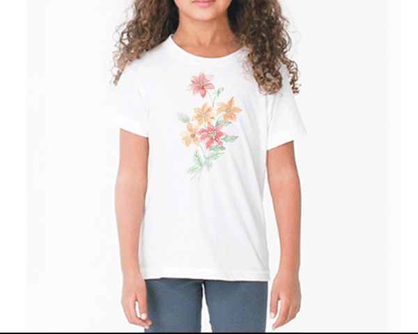 Pink & Yellow Wildflowers (Kids)