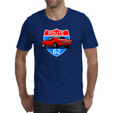 R62 Muscle Car Royal Blue Mens T Shirt