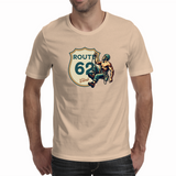 Route 62 climb - Beige Mens T Shirt