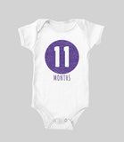 Baby Monthly Circles (baby onesie)