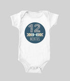 Tribal Baby Monthly Onesies  (baby onesie)