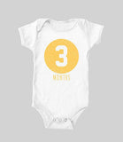 Baby Monthly Circles (baby onesie)