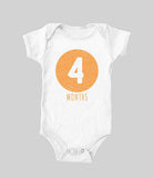Baby Monthly Circles (baby onesie)