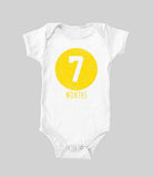 Baby Monthly Circles (baby onesie)
