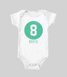 Baby Monthly Circles (baby onesie)