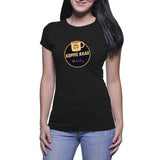 Koppie Raas on Ladies Black T Shirt