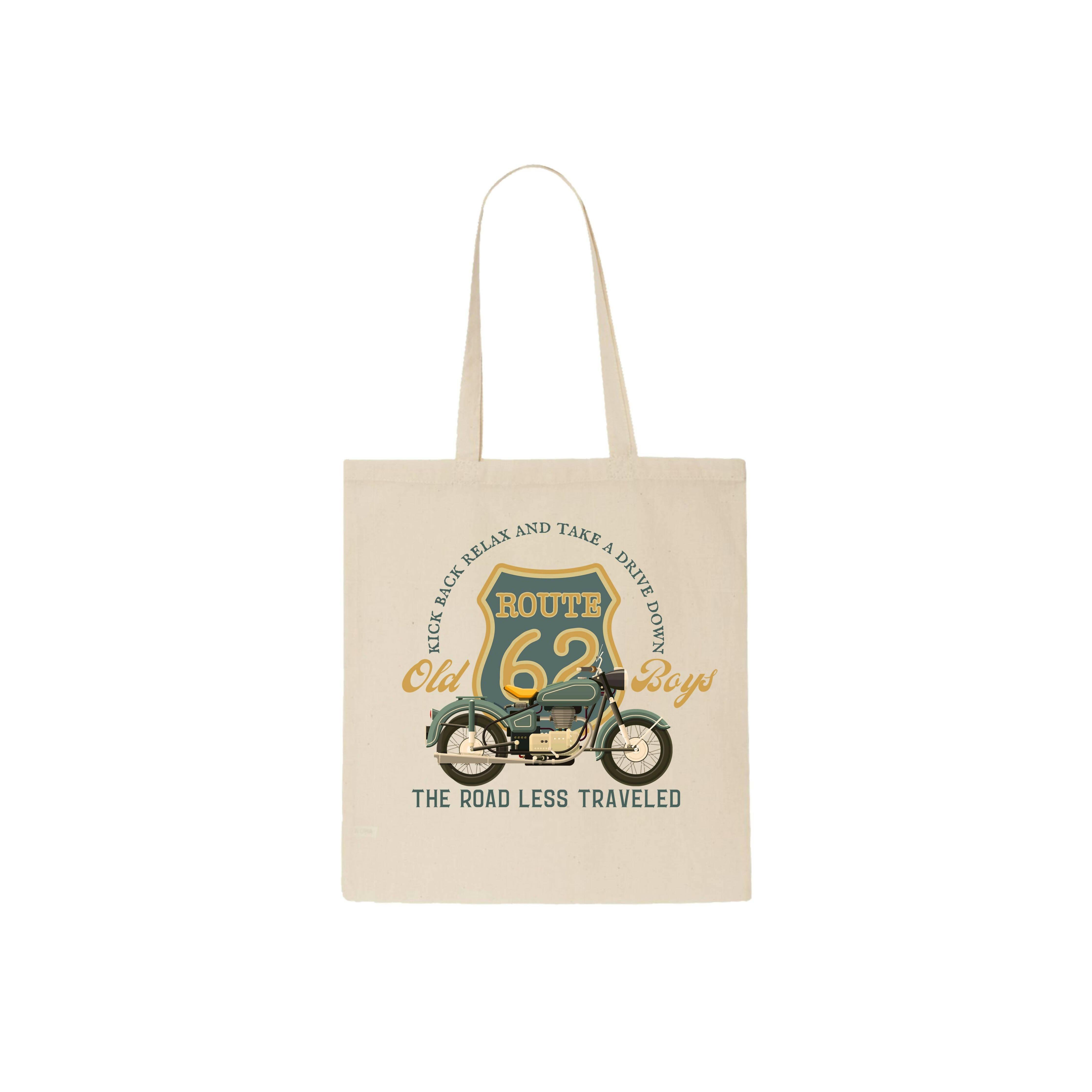 Route 62 - Natural Tote Bag ( Route 62 T'S )