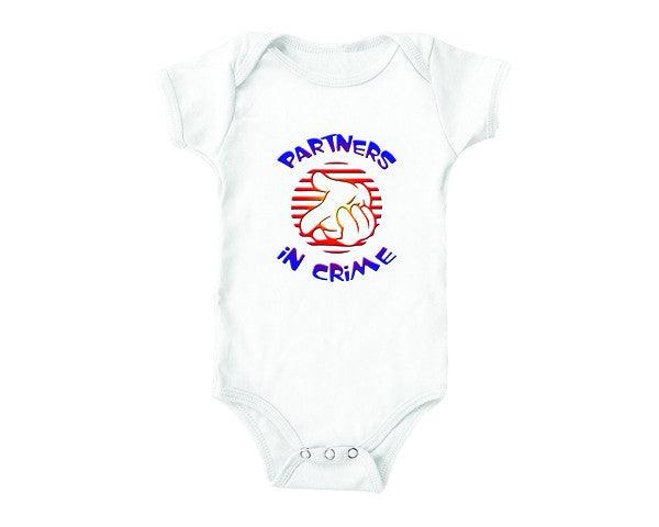 Partners in Crime (baby onesies)