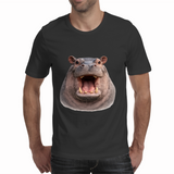 Happy Hippo - Men's T-Shirt (Podpop)