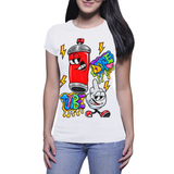 Red Spray Can-Ladies T-shirt-Jerore Co
