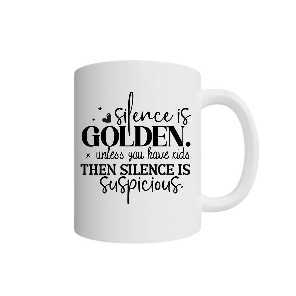 Silence Is Golden Mug