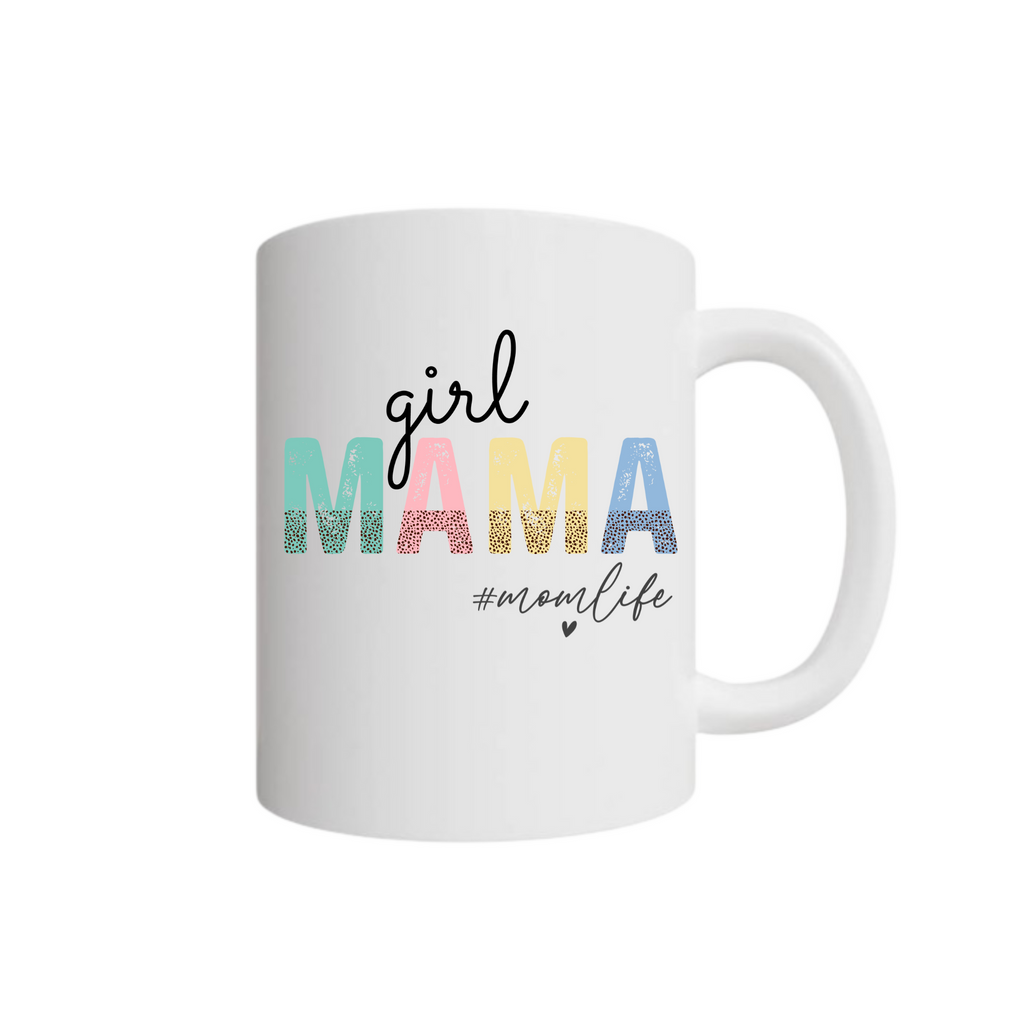 Girl Mama Colorful Mug