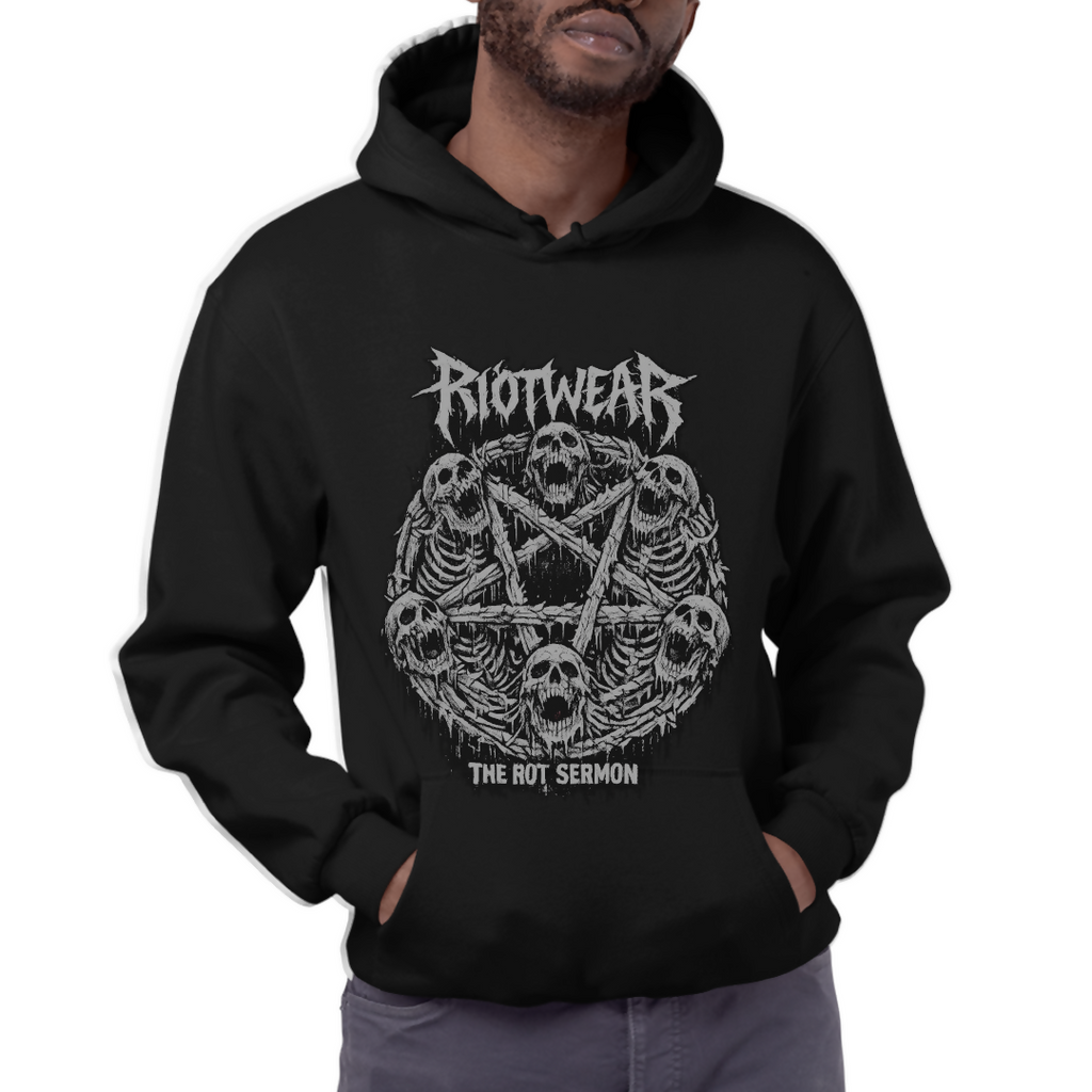 pentagram Rot Sermon - Unisex Hoodie- (Riotwear S.A)