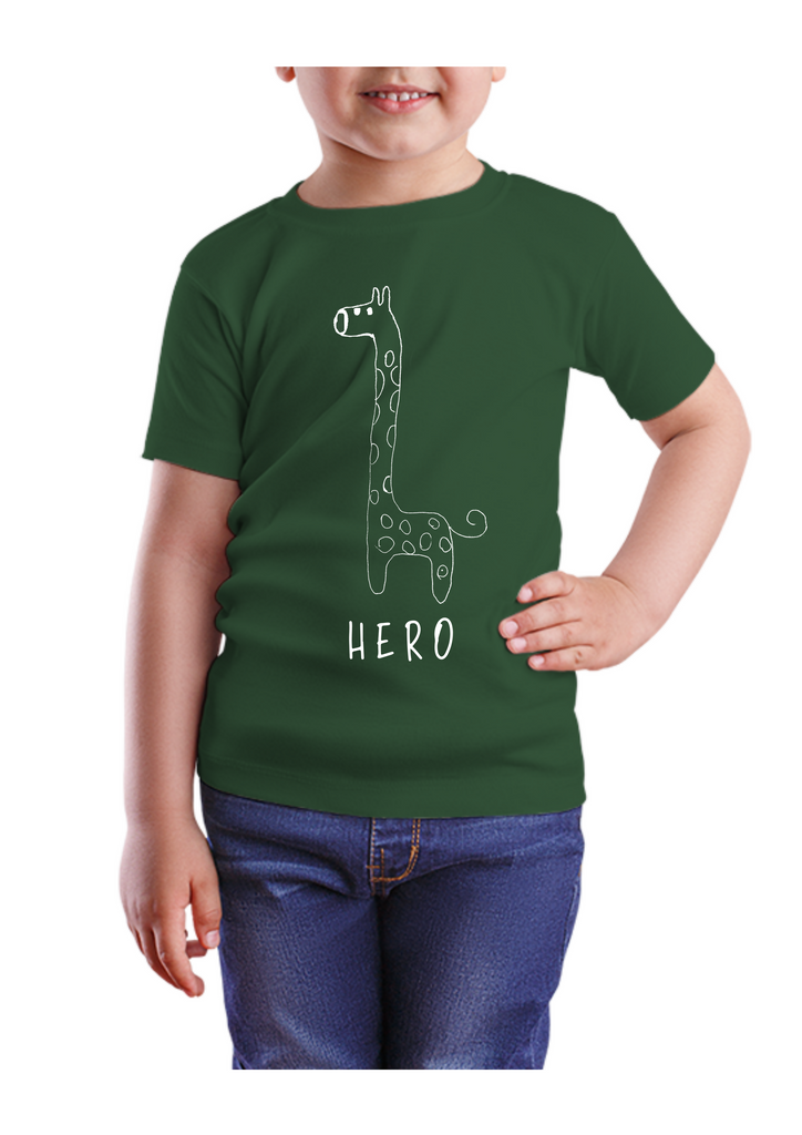 Gerry the giraffe- Kid’s Color shirts (The Hero shop)