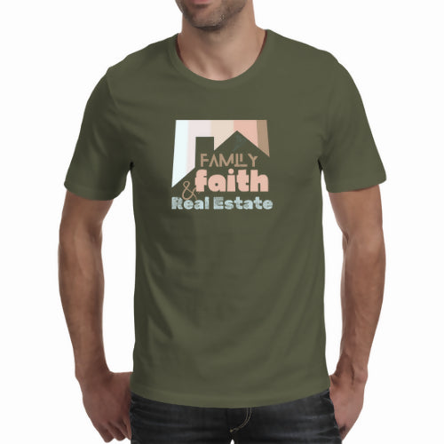 Family faith real estate - Men's T-shirt (Cici.N)