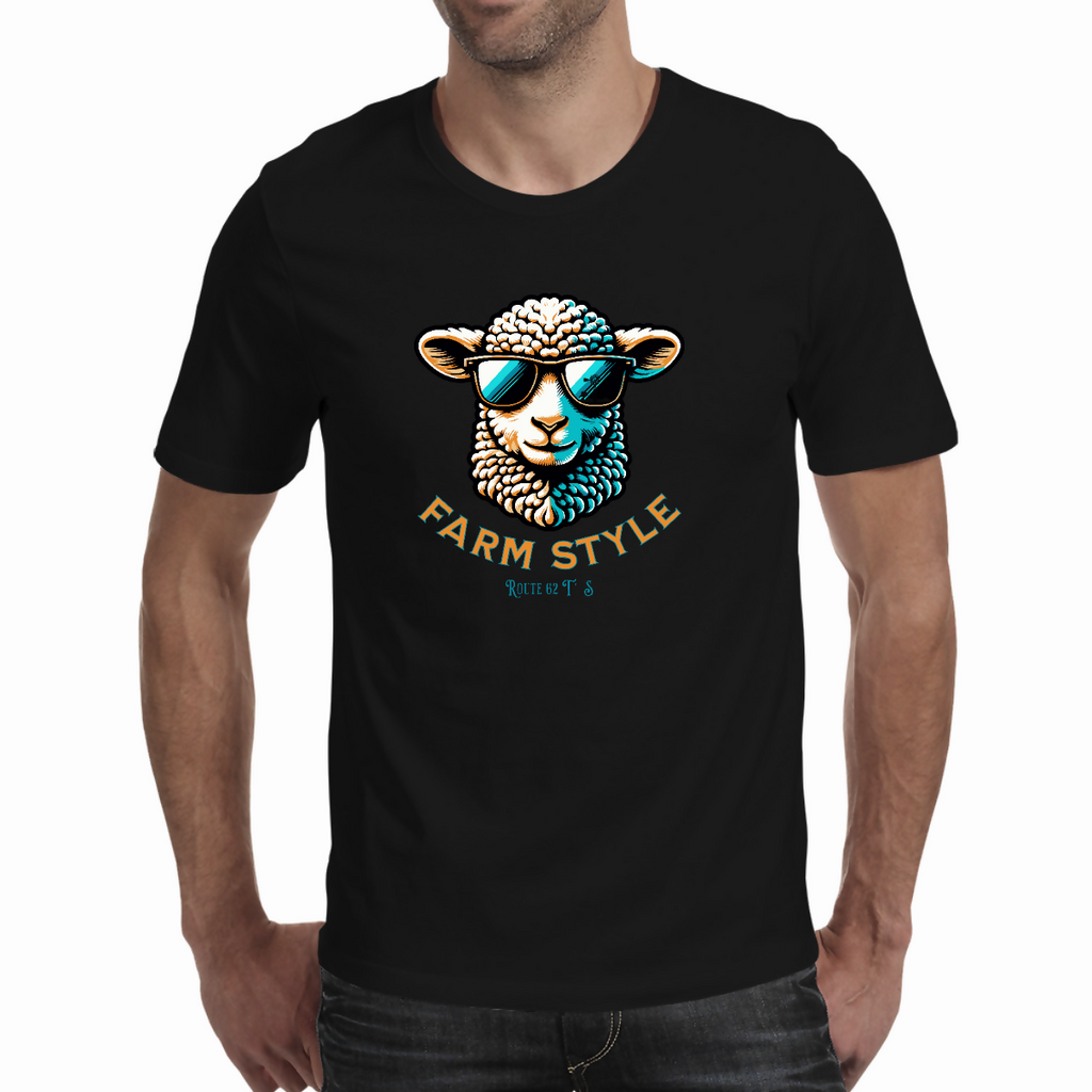 Farm Style Sheep - Men's T Shirt (Route 62 T'S)