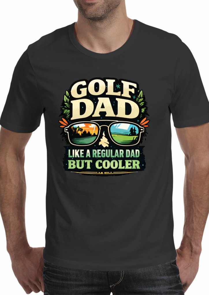 Golf Dad - But Cooler-Men's T-Shirt (Podpop)