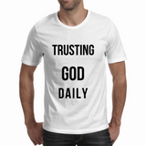 Trusting God Daily - Men’s T-Shirt (Rooted in Purpose)