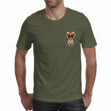 OWL Crest - Mens T-shirt (Fauna Botanica)