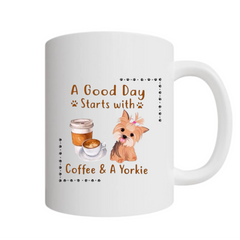 A Good Day Yorkie - Mug (PODPOP)