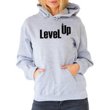 LeveL Up-Unisex Hoodie Black(Moretega)