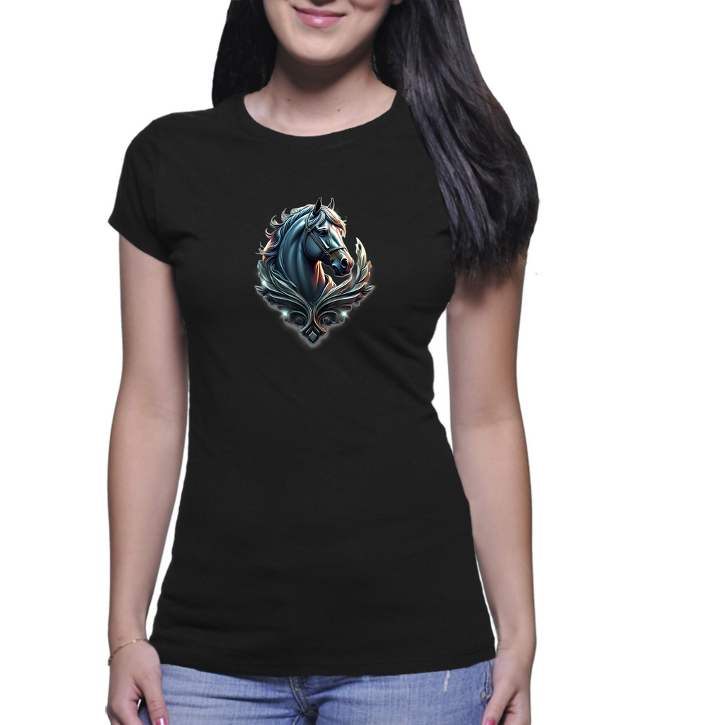 Equine Essence 10 - Ladies T-Shirt (ArtzyAi)
