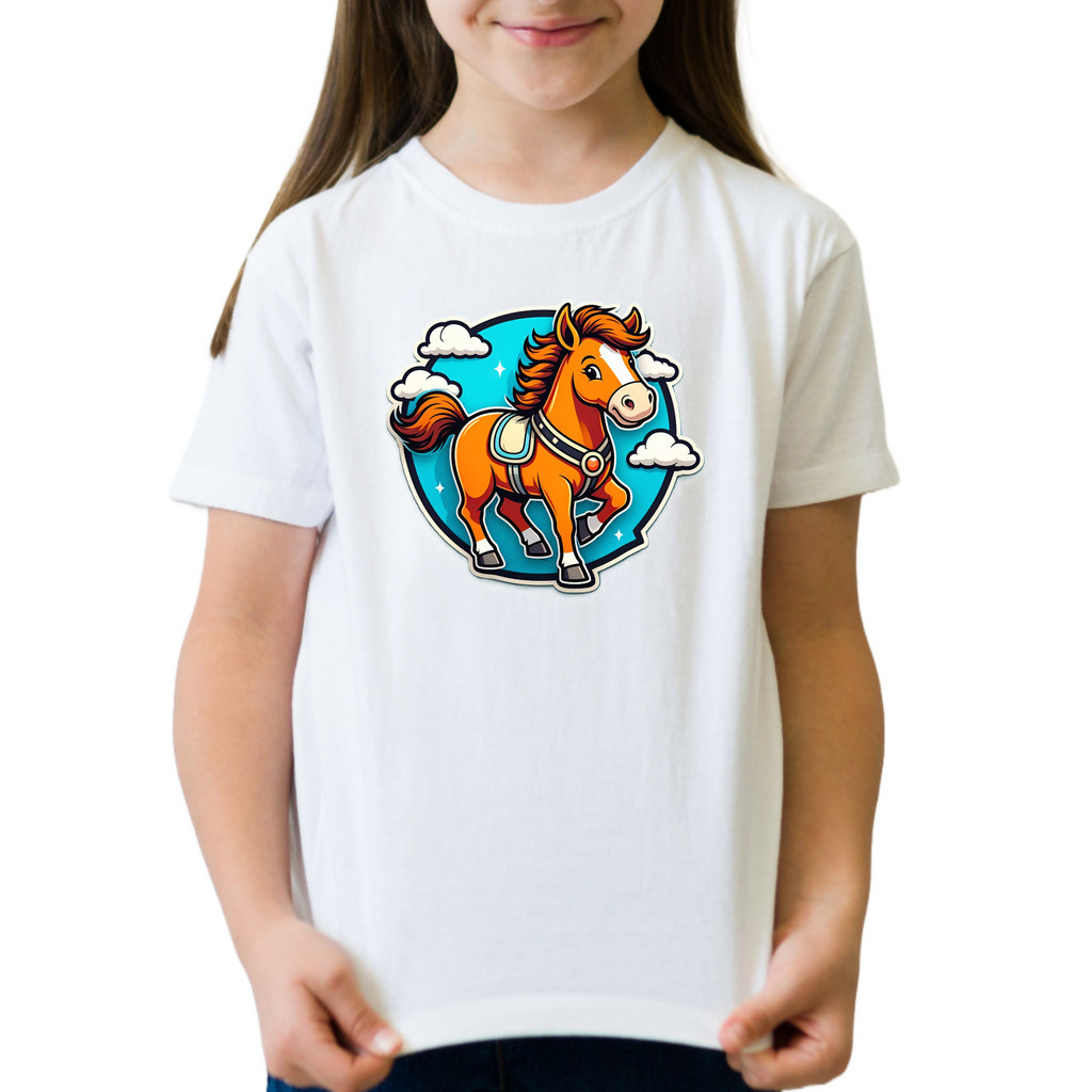 Pony Pals 28 -- Kids T-Shirt (ArtzyAi)