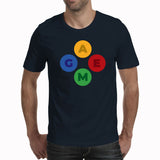 GAME BUTTONS - Men's T-Shirt (KABELOSCOPE)