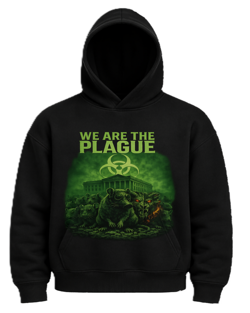 We Are the Plague – Men’s Hoodie (Riotwear SA)