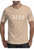 Mens Hero T-shirt Beige