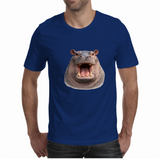 Happy Hippo - Men's T-Shirt (Podpop)