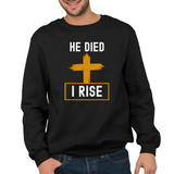 He Died I Rise - Unisex Sweatshirt (Rooted in Purpose)
