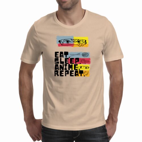 EatSleepAnimeRepeat - Men's T-shirt (Cici.N)