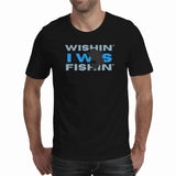 I wish I was fishing - Men's T-shirt (Cici.N)