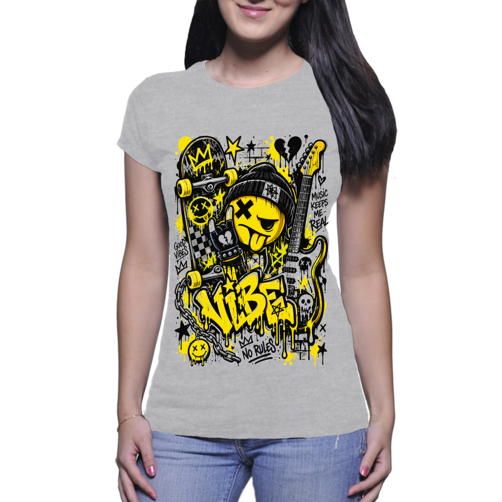 VIBEZ™ Street Art Graphic T-Shirt
