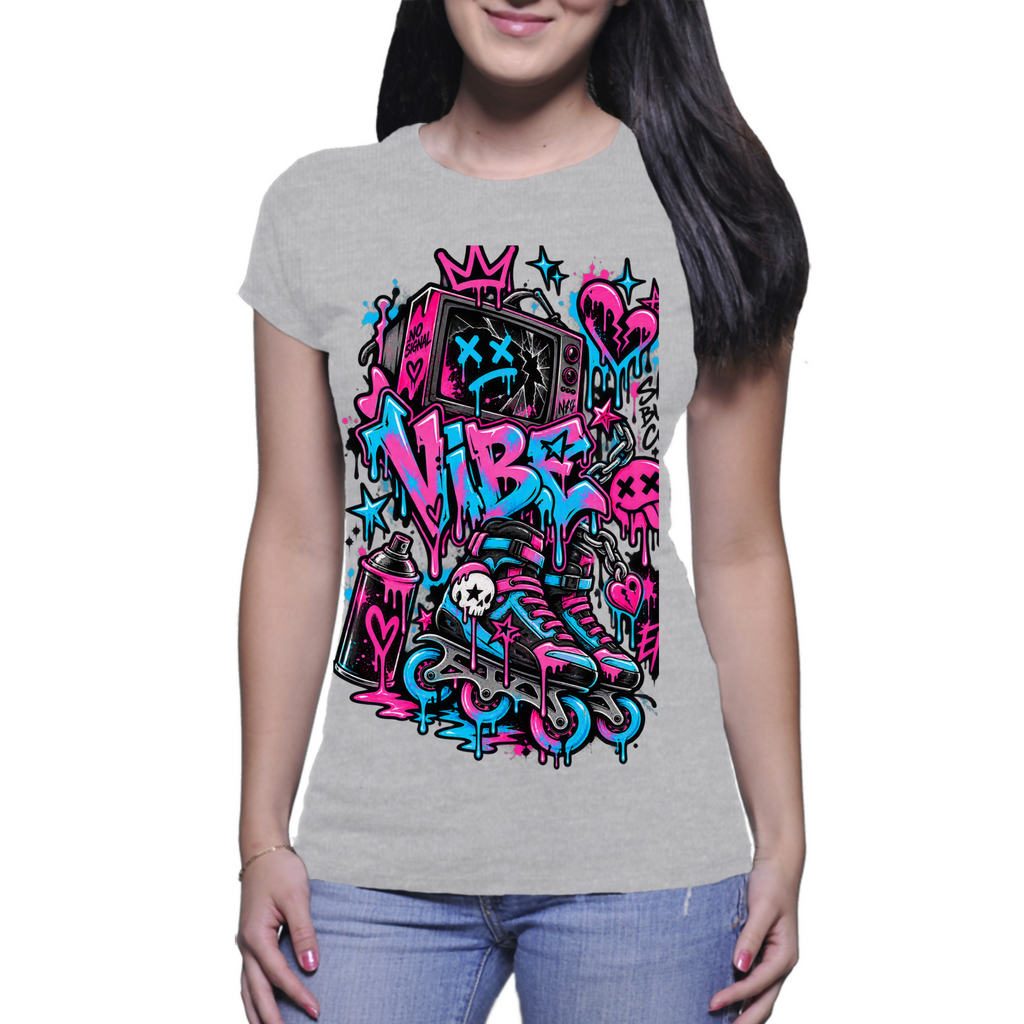 VIBEZ™ Street Art Graphic T-Shirt