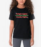 Funny Christmas Tees|Bright Lights Family Fights (Kids)