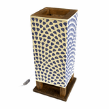 Blue Mosaic Deco Lamp