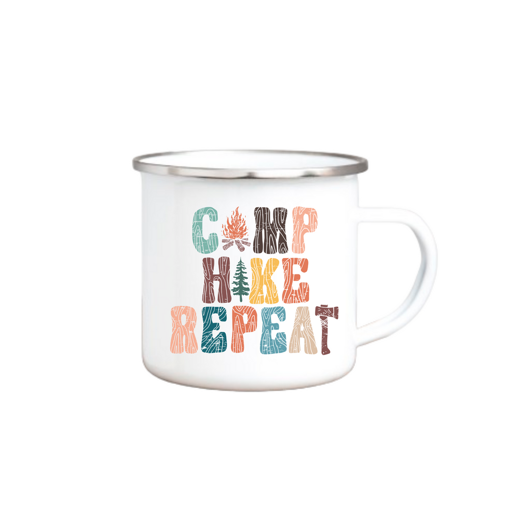 Camp Hike Repeat Mug