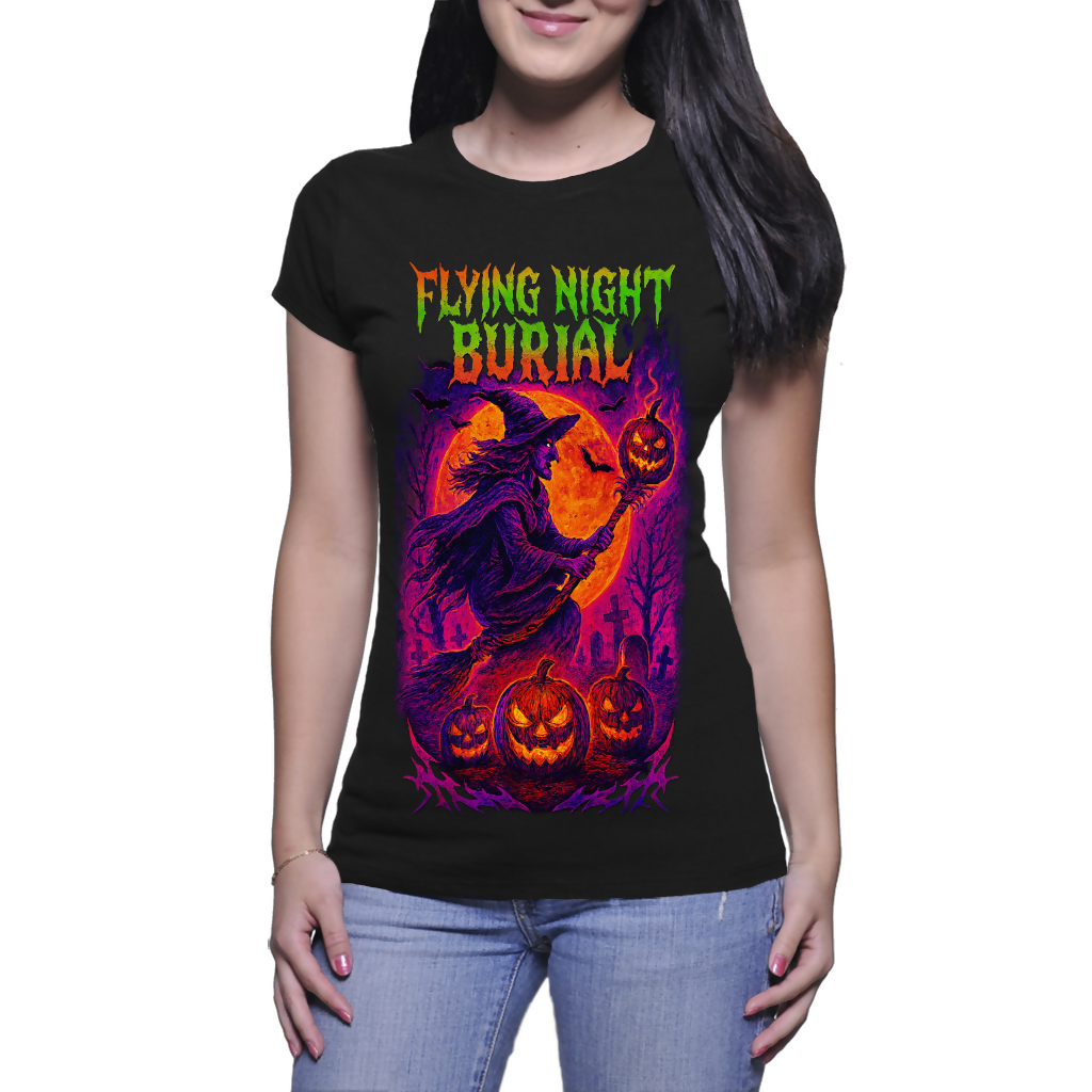 Flying night burial- Ladies T-shirt (Riotwear S.A)