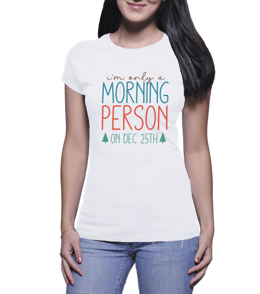 Funny Christmas Tees | Christmas Morning (Ladies)