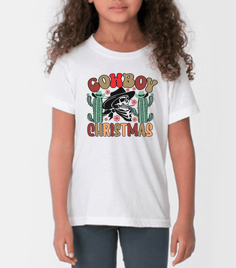 Funny Christmas Tshirts | Cowboy Christmas (Kids)