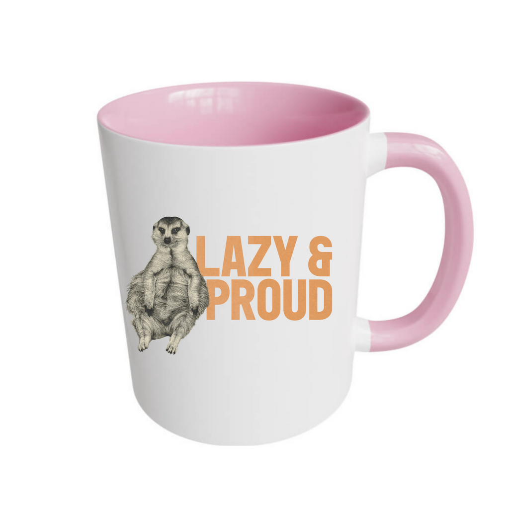 Minki Lazy & Proud - Mug (Ruben Namibia)