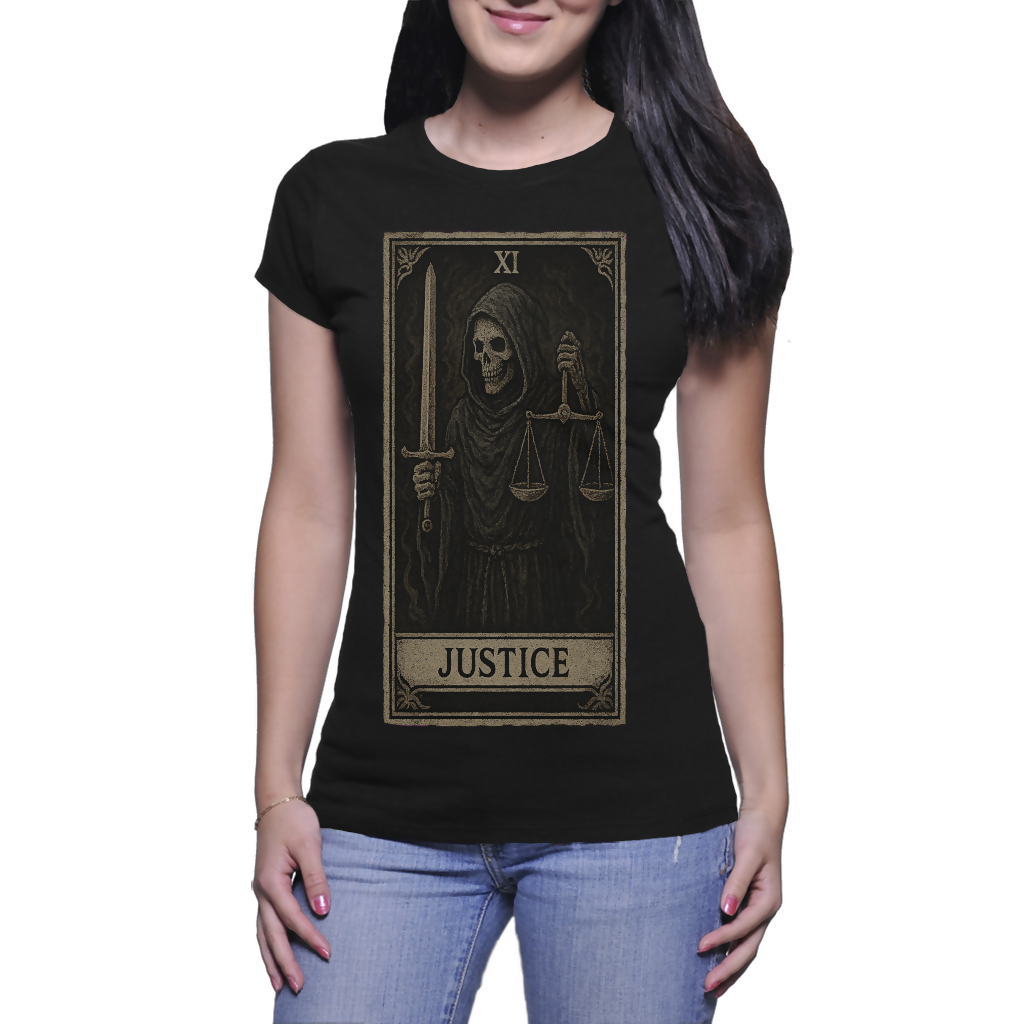 Justice - Ladies Crew Neck T-shirts (Riotwear SA)