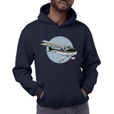 Cessna 182 Slylane ZS-KSO - Men's Hoodie 1 (Gerald Smith Art)
