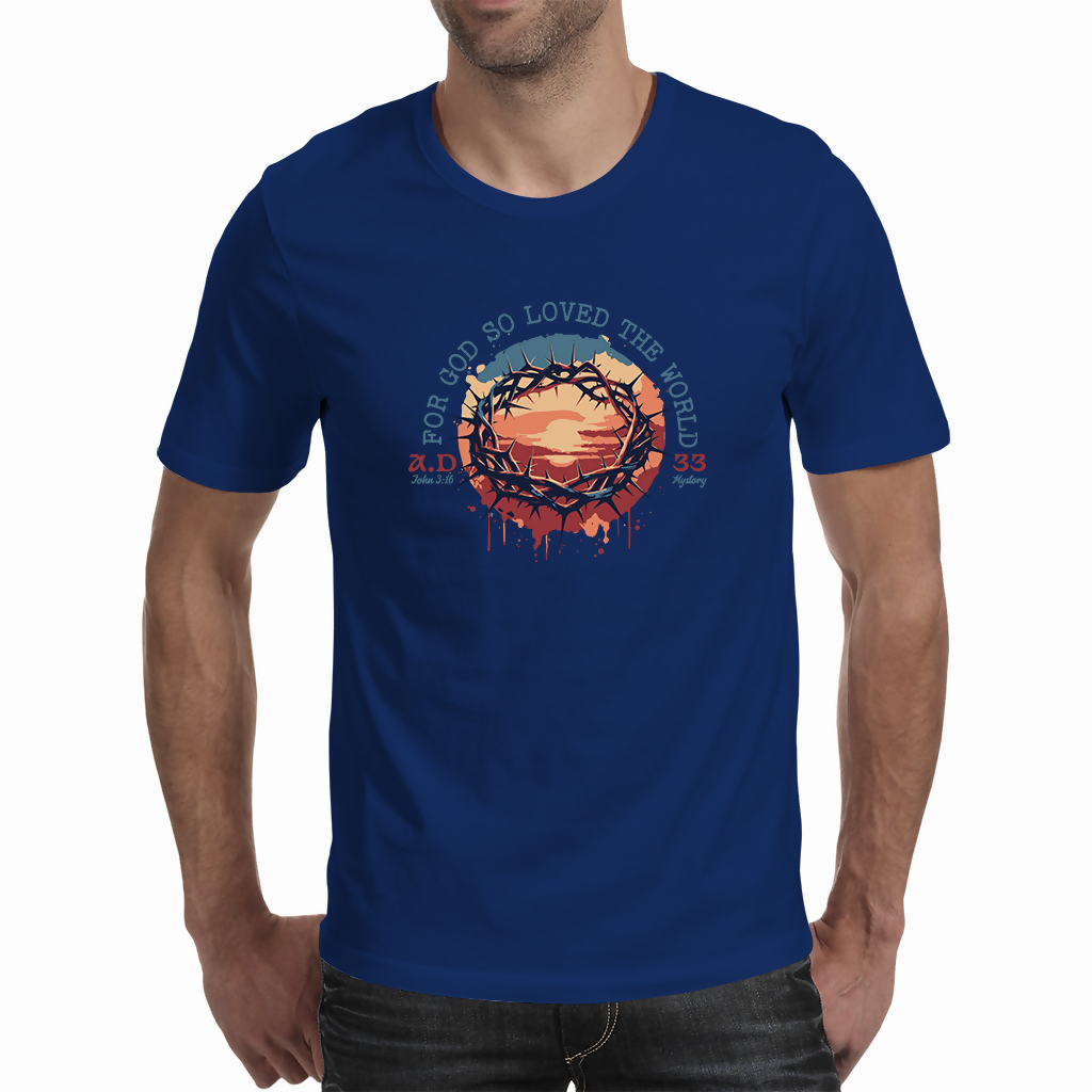 John 3:16 - Men's T- Shirt/Unisex ( Mystory Apparel )