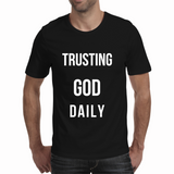 Trusting God Daily - Men’s T-Shirt (Rooted in Purpose)